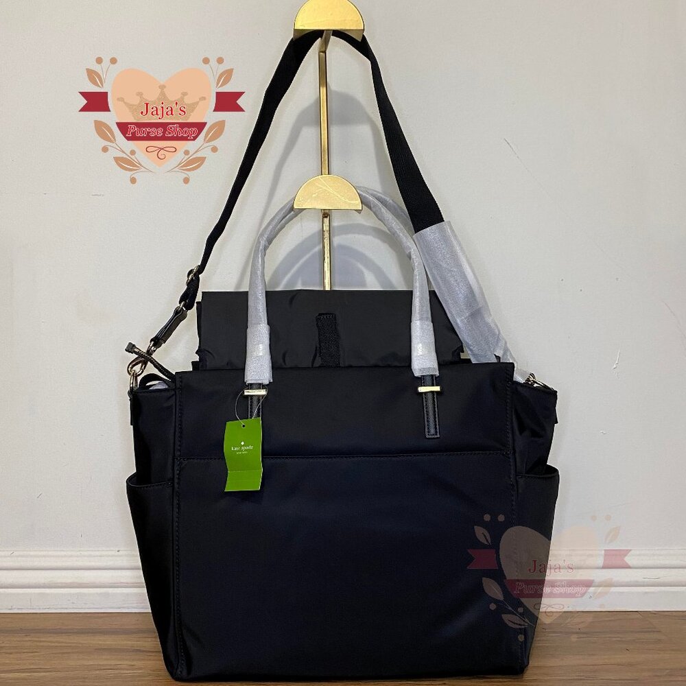 ❤️Kate Spade Nylon W/ PVC Leather Diaper Bag❤️ - Picture 3 of 17